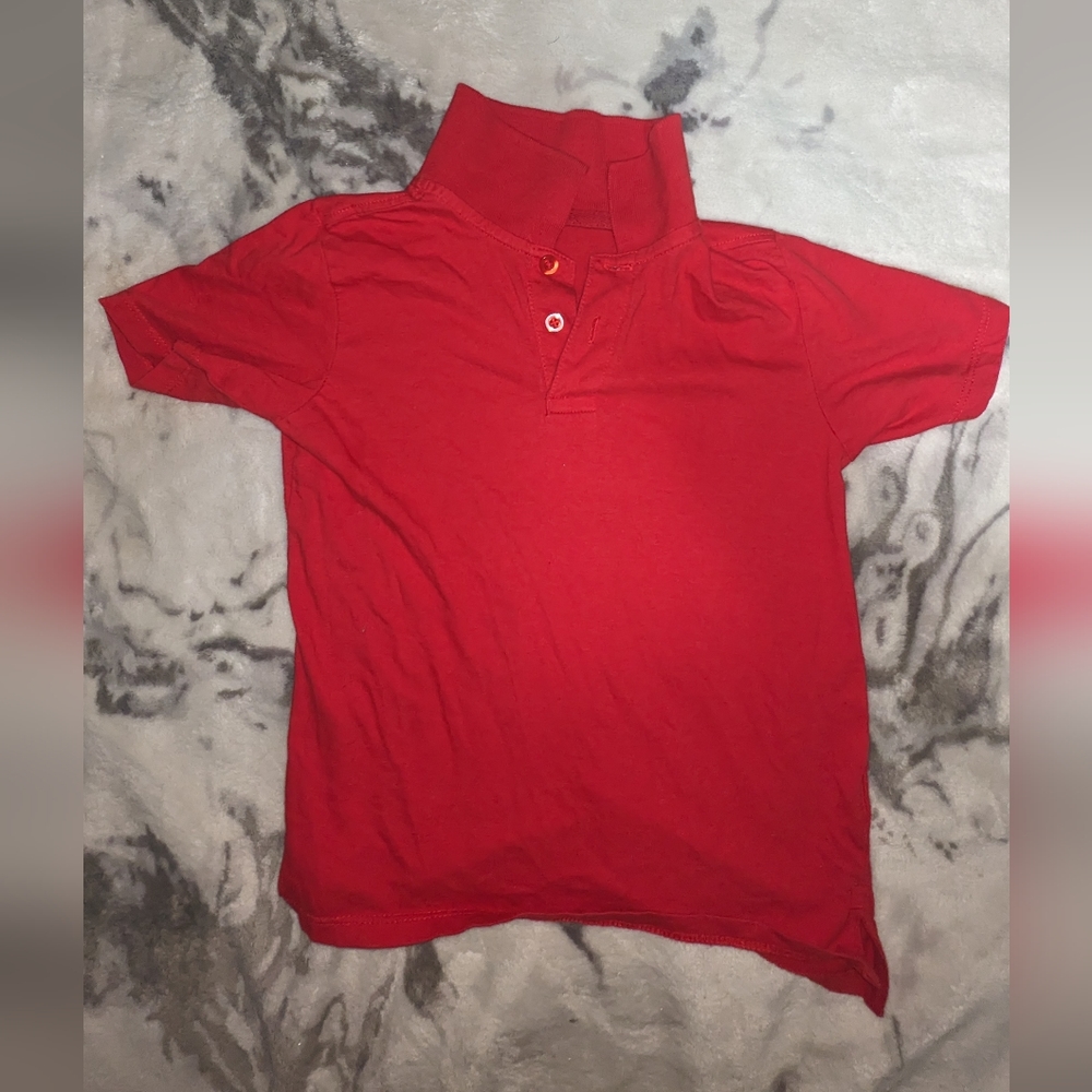 Boys Sears Red Polo Shirt